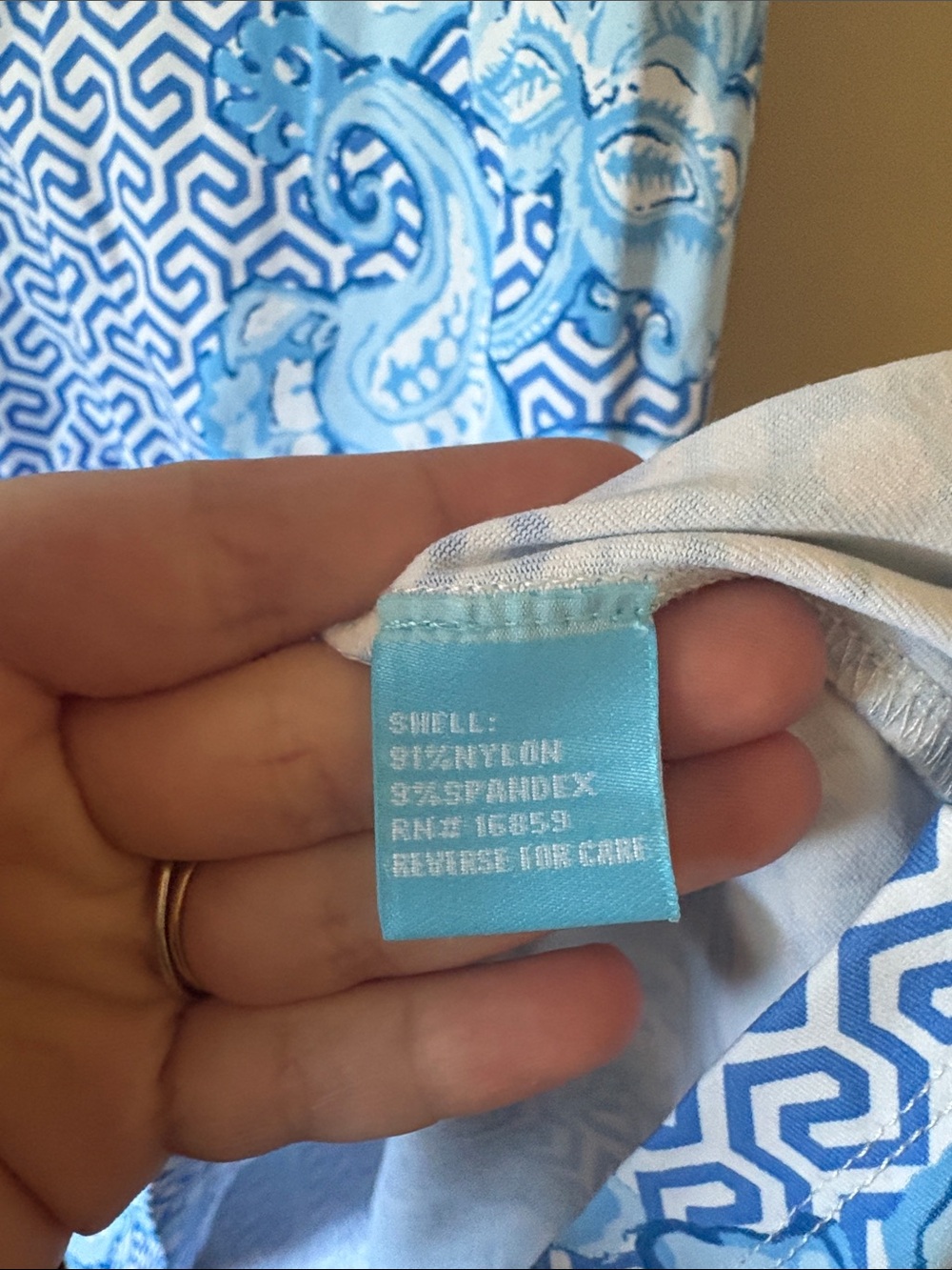 J. McLaughlin Blue & White Sofia Shift Dress in Catalina Cloth Size Large - Picture 5 of 9